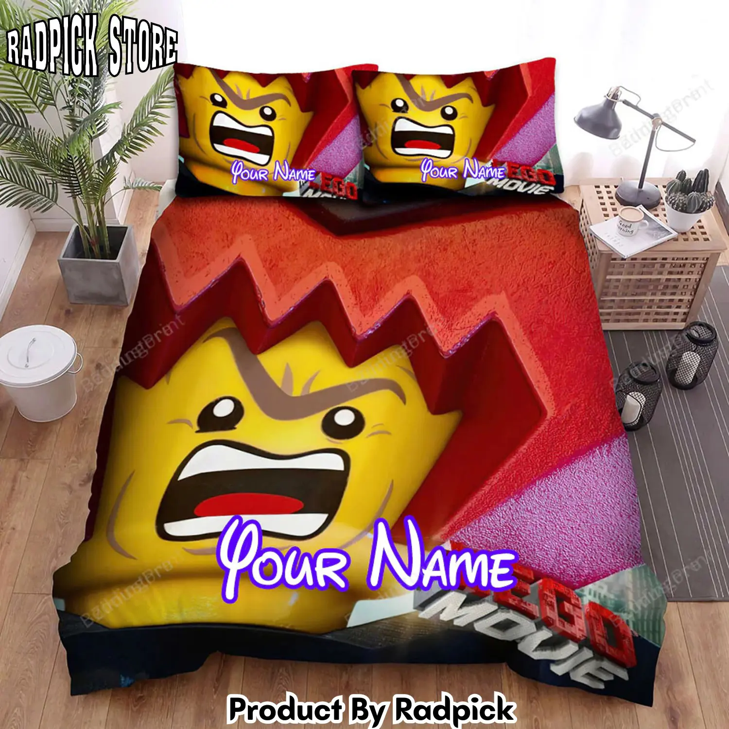 Radpick the lego movie will ferrell is lord business movie poster bed sheets duvet cover personalized name bedding sets rp3271095